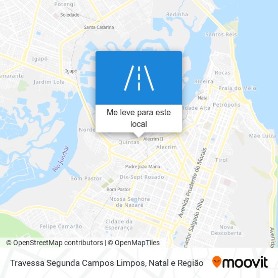 Travessa Segunda Campos Limpos mapa