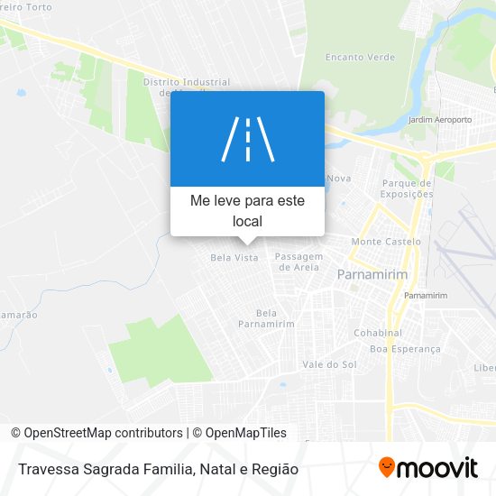 Travessa Sagrada Familia mapa