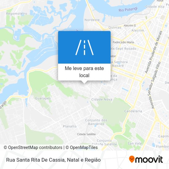 Rua Santa Rita De Cassia mapa