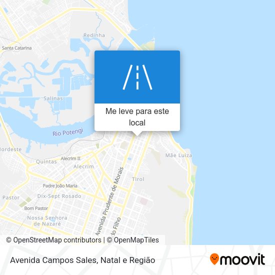 Avenida Campos Sales mapa