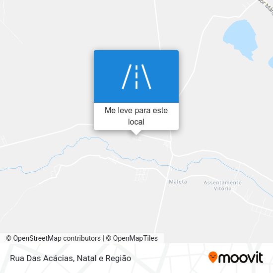 Rua Das Acácias mapa