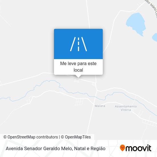 Avenida Senador Geraldo Melo mapa
