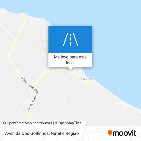 Avenida Dos Golfinhos mapa