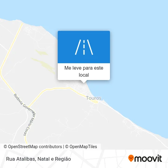 Rua Atalibas mapa