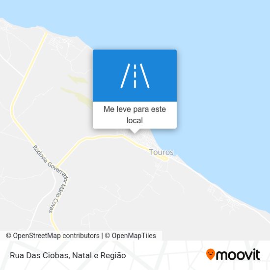 Rua Das Ciobas mapa