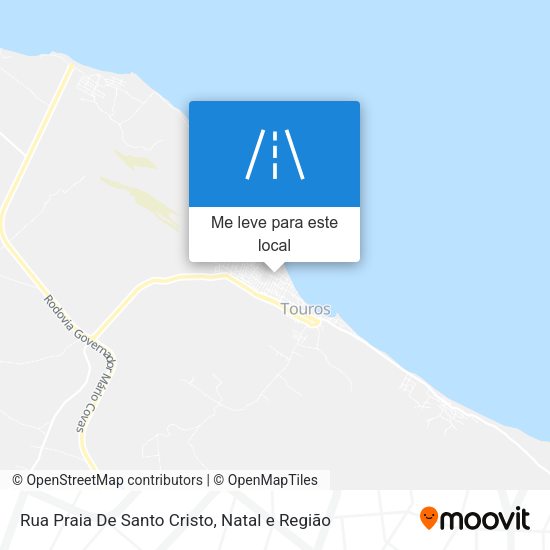 Rua Praia De Santo Cristo mapa