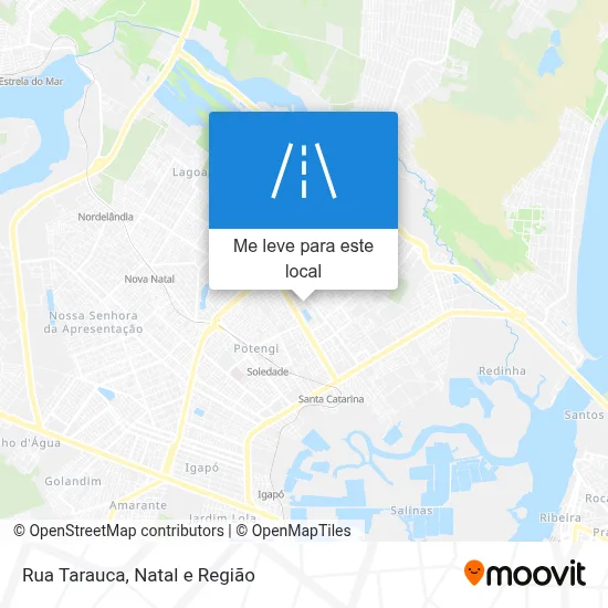 Rua Tarauca mapa