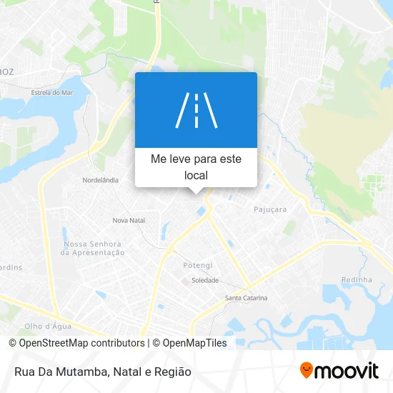 Rua Da Mutamba mapa