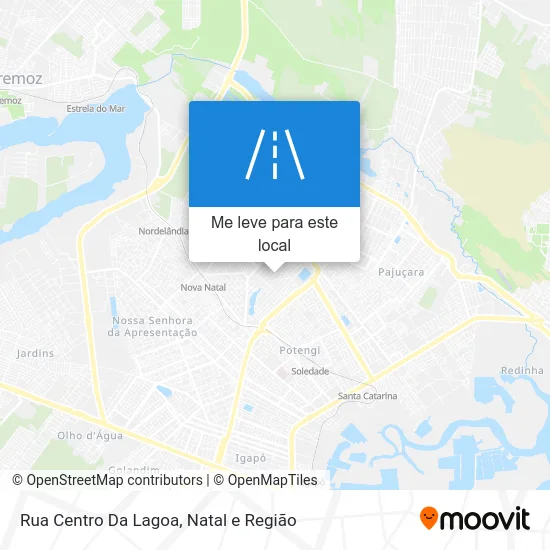 Rua Centro Da Lagoa mapa