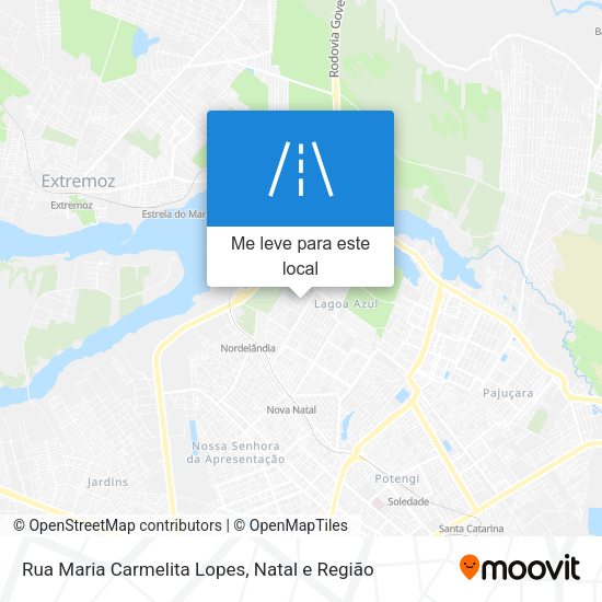 Rua Maria Carmelita Lopes mapa