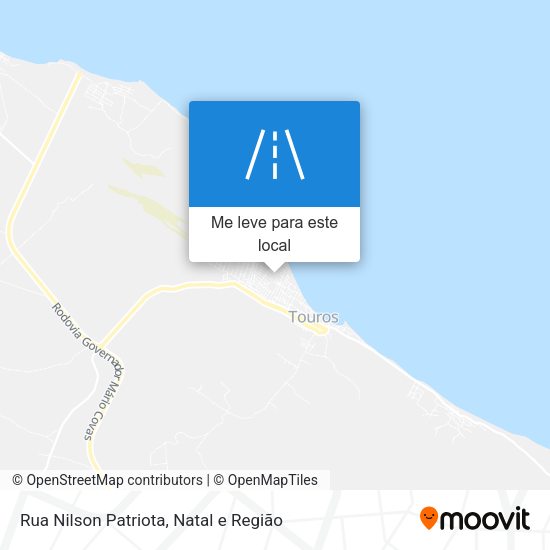Rua Nilson Patriota mapa