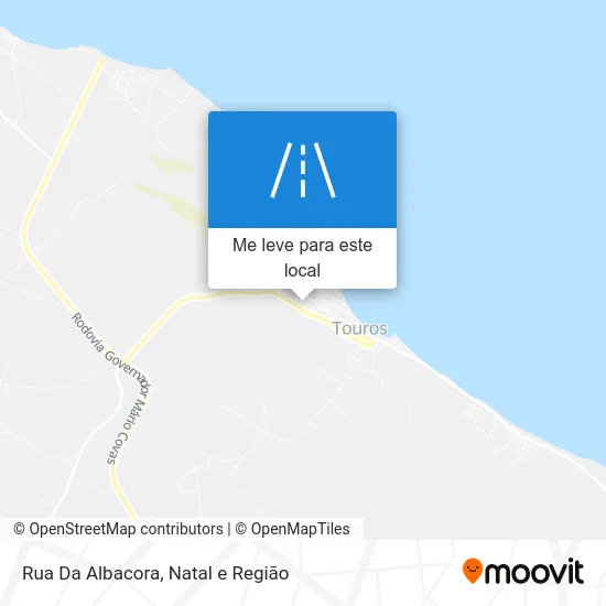 Rua Da Albacora mapa