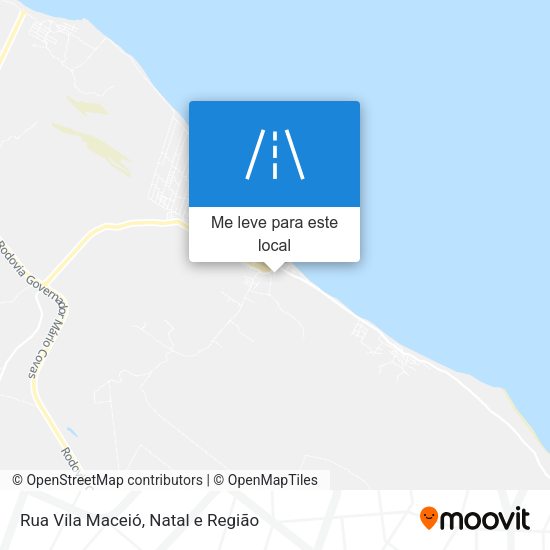 Rua Vila Maceió mapa