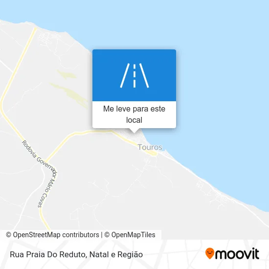 Rua Praia Do Reduto mapa