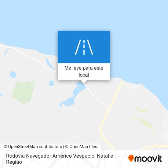 Rodovia Navegador Américo Vespúcio mapa