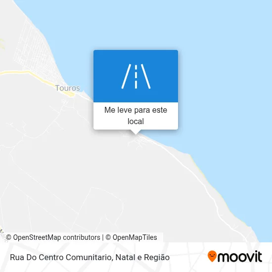 Rua Do Centro Comunitario mapa