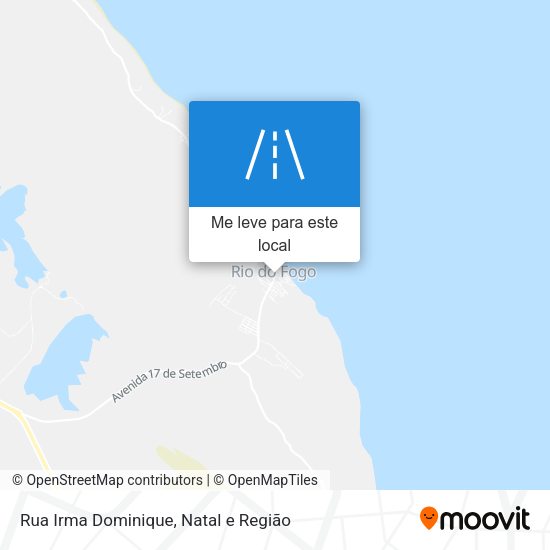 Rua Irma Dominique mapa