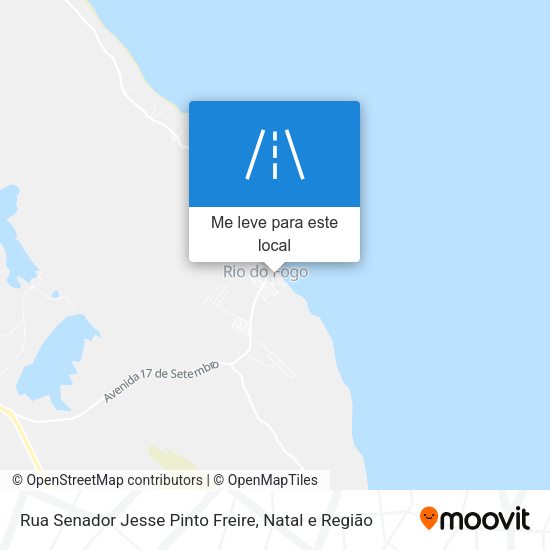 Rua Senador Jesse Pinto Freire mapa