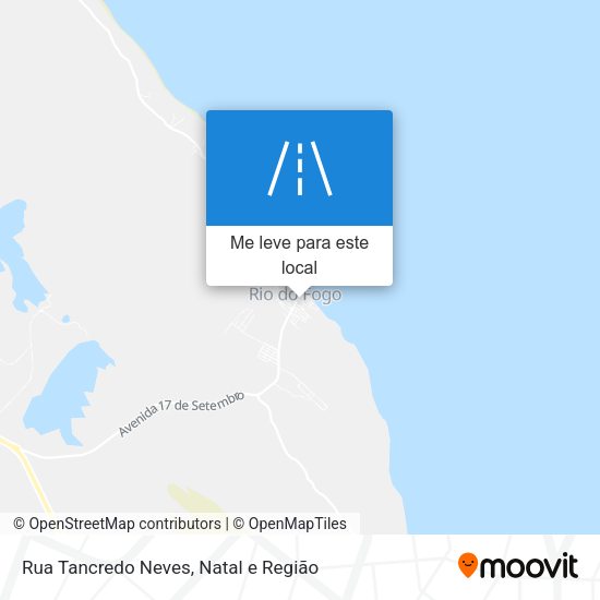 Rua Tancredo Neves mapa