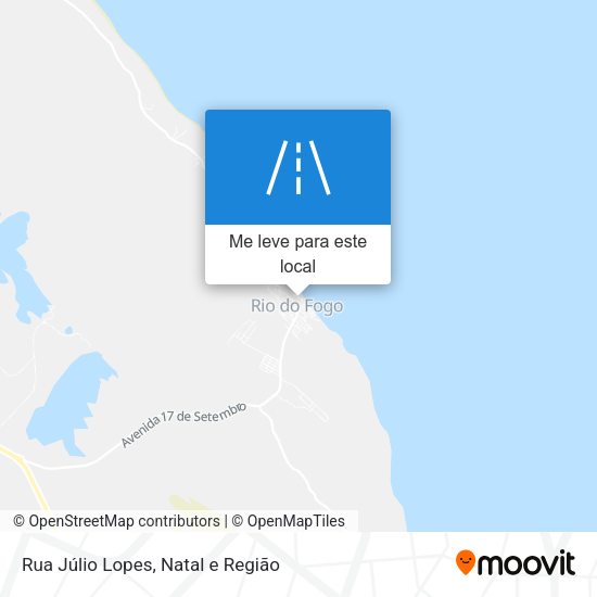 Rua Júlio Lopes mapa