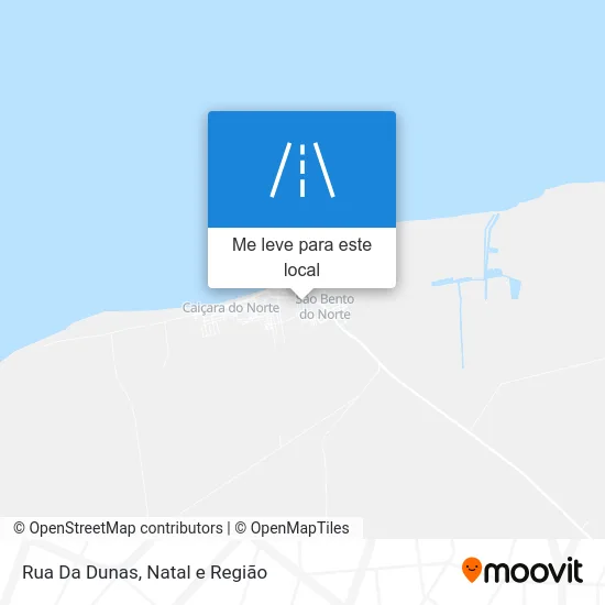 Rua Da Dunas mapa
