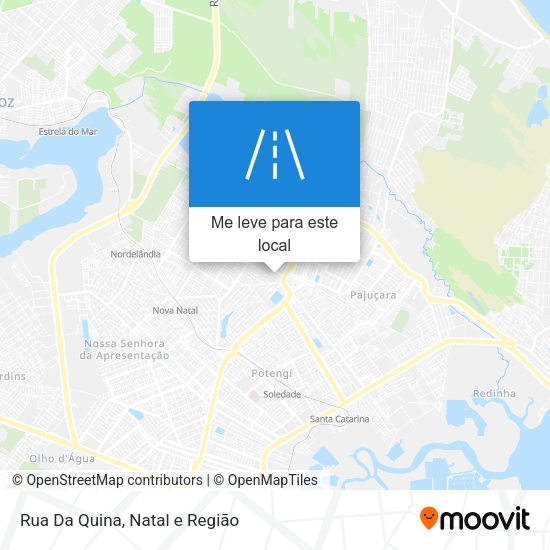 Rua Da Quina mapa