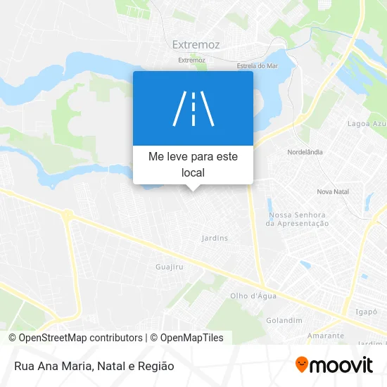 Rua Ana Maria mapa