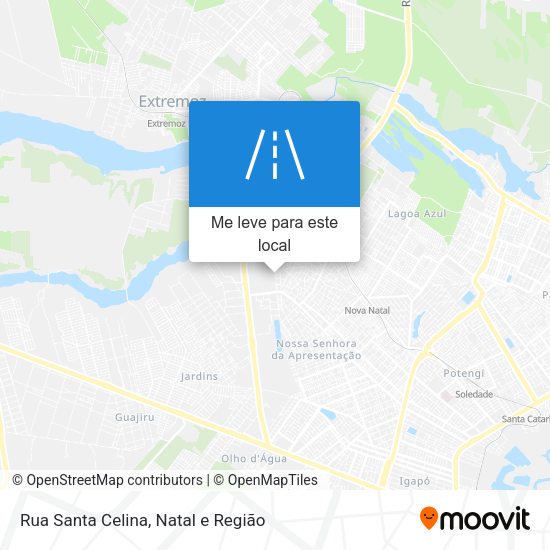 Rua Santa Celina mapa