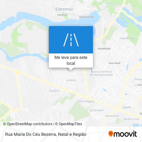 Rua Maria Do Céu Bezerra mapa