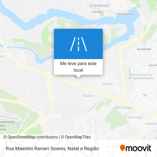 Rua Maestro Ranieri Soares mapa
