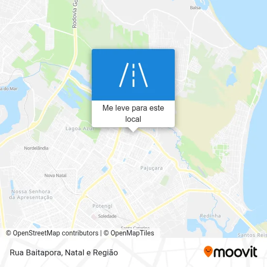Rua Baitapora mapa