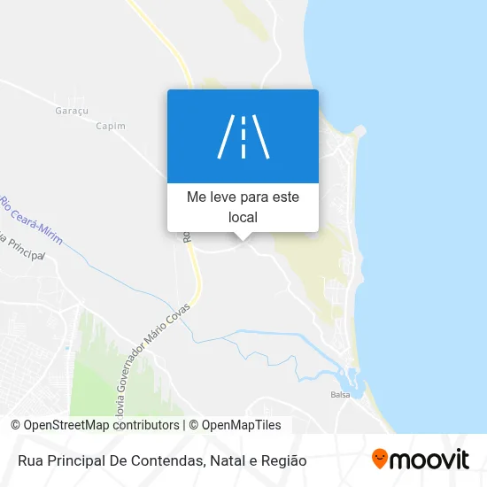 Rua Principal De Contendas mapa