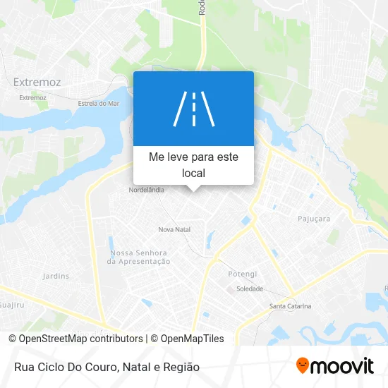 Rua Ciclo Do Couro mapa