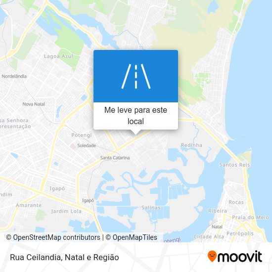 Rua Ceilandia mapa