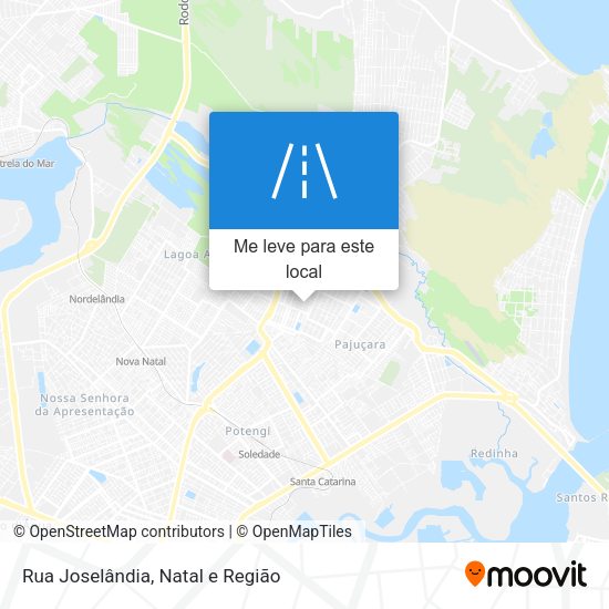 Rua Joselândia mapa