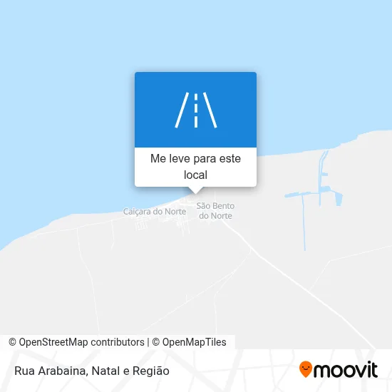 Rua Arabaina mapa