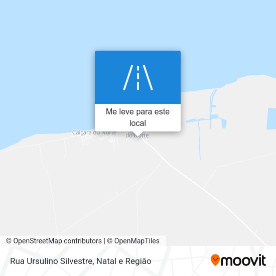Rua Ursulino Silvestre mapa