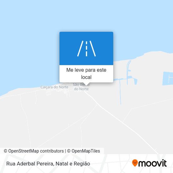 Rua Aderbal Pereira mapa