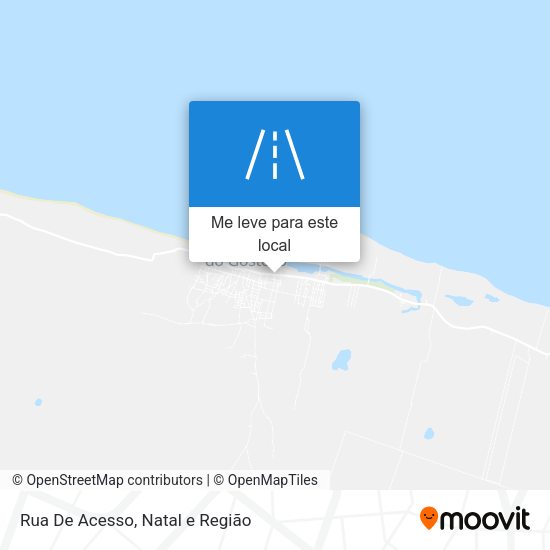 Rua De Acesso mapa