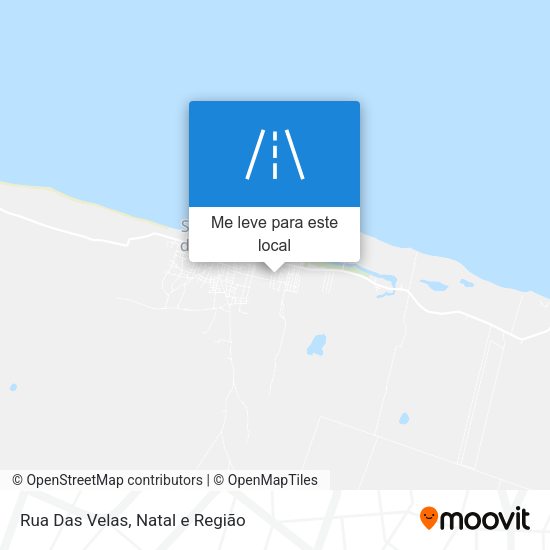 Rua Das Velas mapa