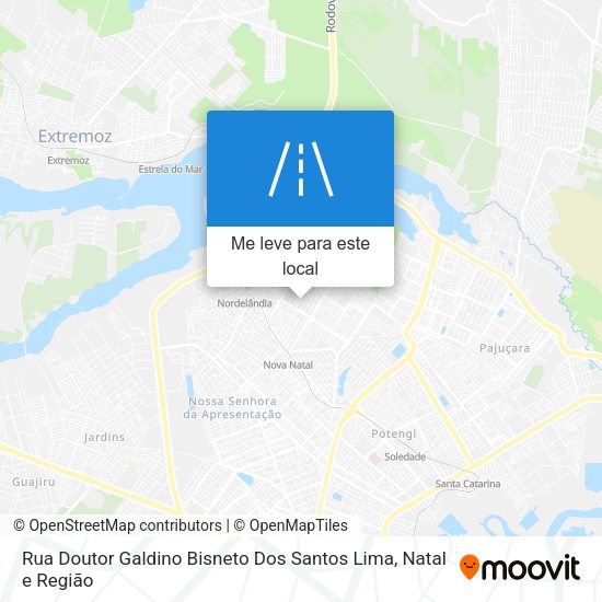 Rua Doutor Galdino Bisneto Dos Santos Lima mapa