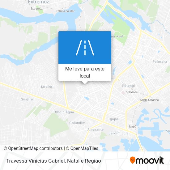 Travessa Vinicius Gabriel mapa