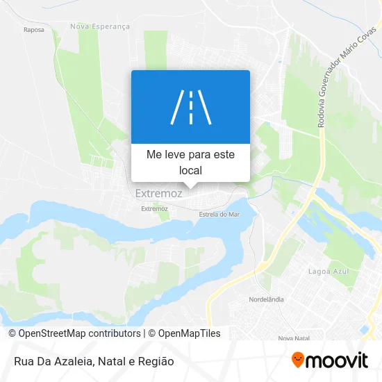 Rua Da Azaleia mapa