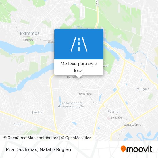Rua Das Irmas mapa