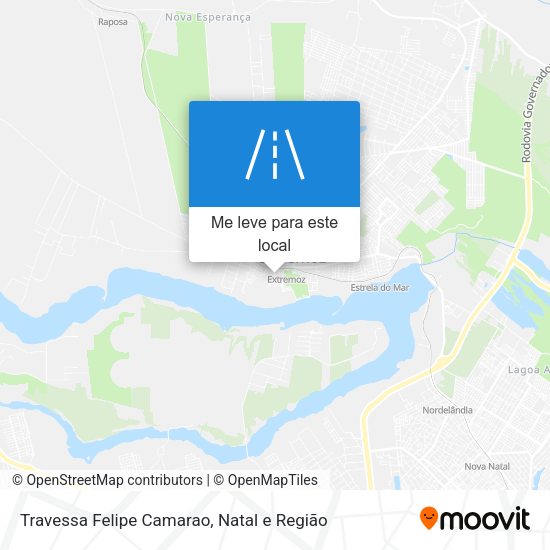 Travessa Felipe Camarao mapa