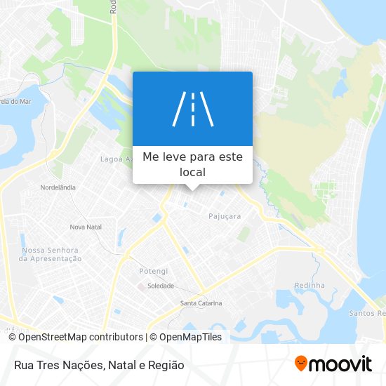 Rua Tres Nações mapa