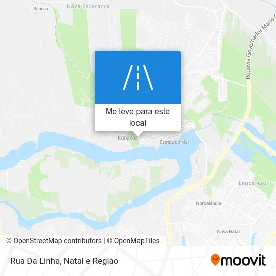 Rua Da Linha mapa