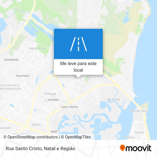 Rua Santo Cristo mapa