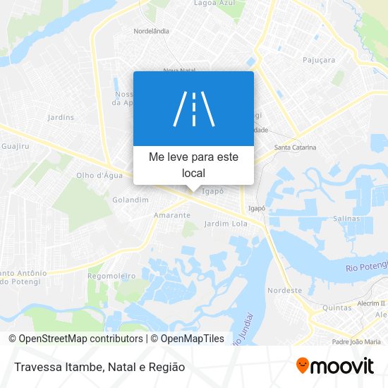 Travessa Itambe mapa