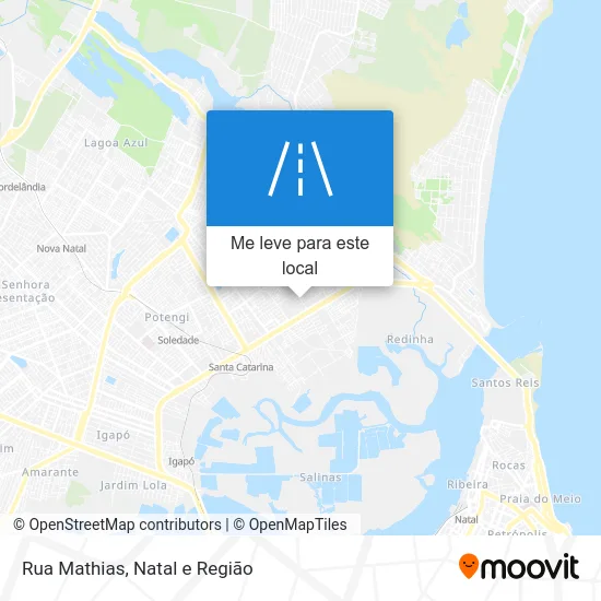 Rua Mathias mapa